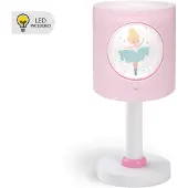 DALBER Tischlampe Princess Dance Pinkes Leuchten im Dunkeln