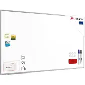 Allboards Keramik-Magnettafel emailliert P3 170x100 cm, Alurahmen