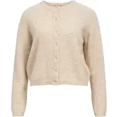 Object Damen Pullover & Cardigans Objagate L/s Re Knit Cardigan Noos - Beige - Größe XS