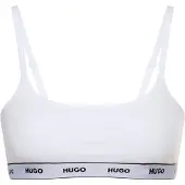 HUGO für Damen. 50545691 2er-Set Logo-BHs weiß, schwarz (L), Heimtextilien, Baumwolle