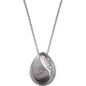 Orphelia Damen-Kette aus 925er Sterlingsilber mit Anhänger – Silber ZH-4556