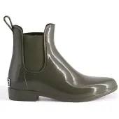 Aus Wooli Australia Womens Regenstiefel mit Schafsfell Einlegesohle enthalten OLIVE