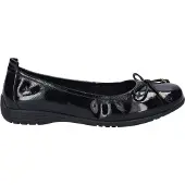 Josef seibel Ballerina "Fenja 09, black-black", Damen, Gr. 36, schwarz (schwarz, schwarz), Obermaterial: 100% Rindsleder Leather cow., Schuhe Ballerina