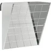 vidaXL Hängender Heufutterspender Silber 61 x 33 x 66 cm