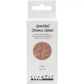 Adlibris gesprenkelte Keramikglasur, 999–1060 °C, undurchsichtig, pinkfarben, 60 ml, 1 Flasche