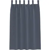 vidaXL Verdunkelungs-Vorhänge mit Ringen 2 stk. Anthrazit 175 x 140 cm