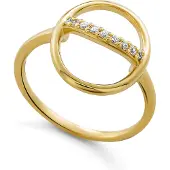 Orphelia 'Amaliada' Damen-Ring aus 925er Sterlingsilber – Gold ZR-7572