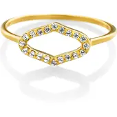 Orphelia 'Normandy' Damen-Ring aus 925er Sterlingsilber – Gold ZR-7574/G
