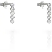 Orphelia 'Bling' Damen 925 Sterling Silber Ohrhänger - Silber ZO-7547