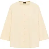 Dreimaster Blusenshirt Damen Höllenbeige