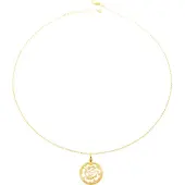 Orphelia „Fiore“ Damenkette aus 925 Sterling Silber mit Anhänger - Gold ZH-7079/2