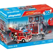 Playmobil Action Feuerwehr-Megaset, Feuerwache, 4 Jahr(e), Mehrfarbig, Kunststoff