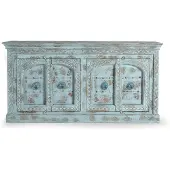 GINER Y COLOMER Lorne Sideboard aus Mangoholz, 100 cm x 190 cm x 45 cm