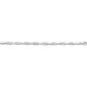 Orphelia Damen 925 Sterling Silber Set: Kette + Armband - Silber SET-041