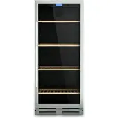 LES PETITS CHAMPS CAVCE160 Weinkühlschrank | silber/schwarz
