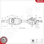 ESEN SKV Antriebswelle 40SKV207