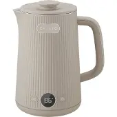 Chiato heatPLAY Groove Elektrischer Wasserkocher, 1,7 L - Heller Sand
