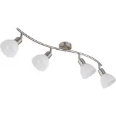 Globo 81490401, Nickel, Glas, Metall, IP20, I, E14, LED