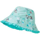 Playshoes Wende-Sonnenhut "Einhornmeerkatze" in Türkis | Gr.: 53 cm