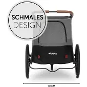 Hauck 2in1 Fahrradanhänger Sparset Dryk Duo