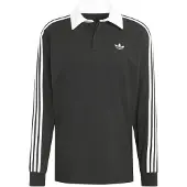 Adidas Originals Poloshirt 3-Stripes Rugby Longsleeve Polo KE3576 Schwarz Regular Fit