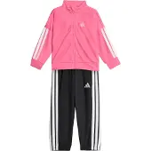 Adidas Trainingsanzug SPORTSWEAR "ESSENTIALS CLIMACOOL KIDS", Babys, Gr. 62, pink (pink fusion, weiß, weiß), Obermaterial: 100% Polyester, Sportanzüge Trainingsanzug