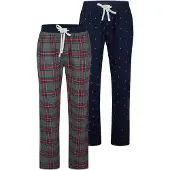 Happy Shorts Pyjamahose Christmas in navy sugar cane/anthra | Gr.: L