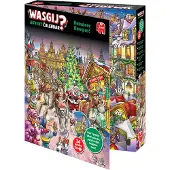 Royal Jumbo BV Wasgij Christmas Adventskalender - Rentier - Raserei!, 54 Stück(e), Weihnachten, 15 Jahr(e)
