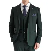 Paul Andrew Grüner Anzugsblazer im Prince-of-Wales-Stil für Herren