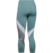 Under Armour Womens Rush geprägten Glanzernte Leggings eng 1351717 396