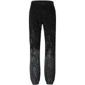 AMIRI Cracked Dye Logo Schwarze Jogginghose