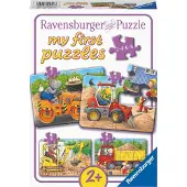 Ravensburger Baustellentiere 2-4-6-puzzle 8 Stücke