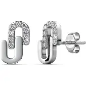 MYC Paris Union Ohrringe - Silber und Kristall