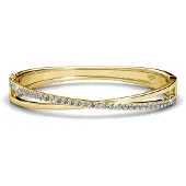 MYC Paris Criss Armbänder - Gold und Kristall