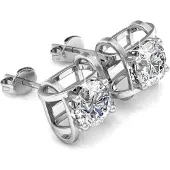 MYC Paris Roxy Ohrringe - Silber und Kristall