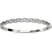 MYC Paris Geflochtene Armbänder - Silber und Kristall