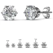 MYC Paris Solitaire S Ohrringe - Silber und Kristall