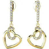 MYC Paris Allure Ohrringe - Gold und Kristall