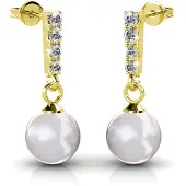 MYC Paris Mercury Ohrringe - Gold und Kristall