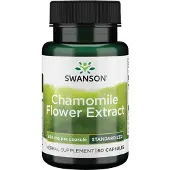Swanson Health , Chamomille Flower Extract (Kamillenblüten-Extrakt),glutenfreie Kapseln 60 St
