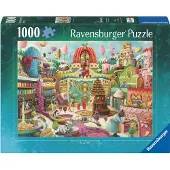 Ravensburger Puzzle 12001195 - Sweet Street - 1000 Teile Puzzle für Erwachsene und Kinder ab 14 Jahren