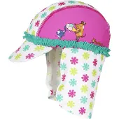 Playshoes Nackenschutzcap "Die Maus" in Weiß/ Bunt | Gr.: 53 cm