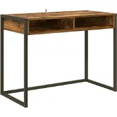 vidaXL Schreibtisch Raucharbe Holzwerkstoff 100 x 50 x 75 cm