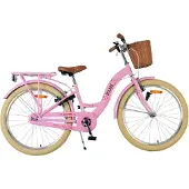 Volare Blossom Kinderfahrrad - Mädchen - 24 Zoll - Rosa - Zwei Handbremsen
