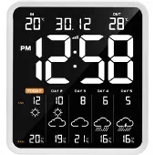 Techno Line Wetterstation WD3035 mit Mehrtagesvorhersage inkl. Außensensor TX97