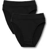 Calida High-Waist-Slip "Elastic Duopack" breiter Softbund, elastisch, atmungsaktiv, weich
