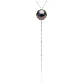 ATELIERS SAINT GERMAIN Halskette Tie – echte Tahiti-Zuchtperle, rund, 12–13 mm