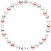 ATELIERS SAINT GERMAIN Armband aus echten Süßwasser-Zuchtperlen rund 6-7 mm