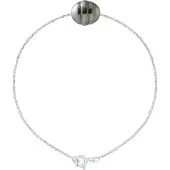 ATELIERS SAINT GERMAIN Armband echte Tahiti-Zuchtperle, eingekreist, 10–11 mm
