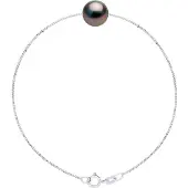ATELIERS SAINT GERMAIN Armband echte Tahiti-Zuchtperle rund 9-10 mm
